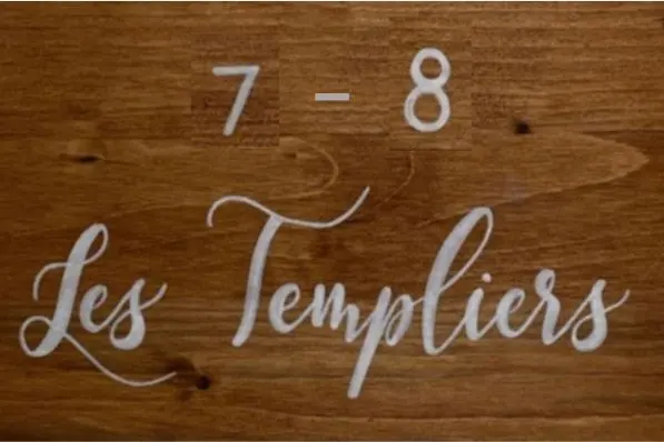 Les Templiers, vue principale du gîte